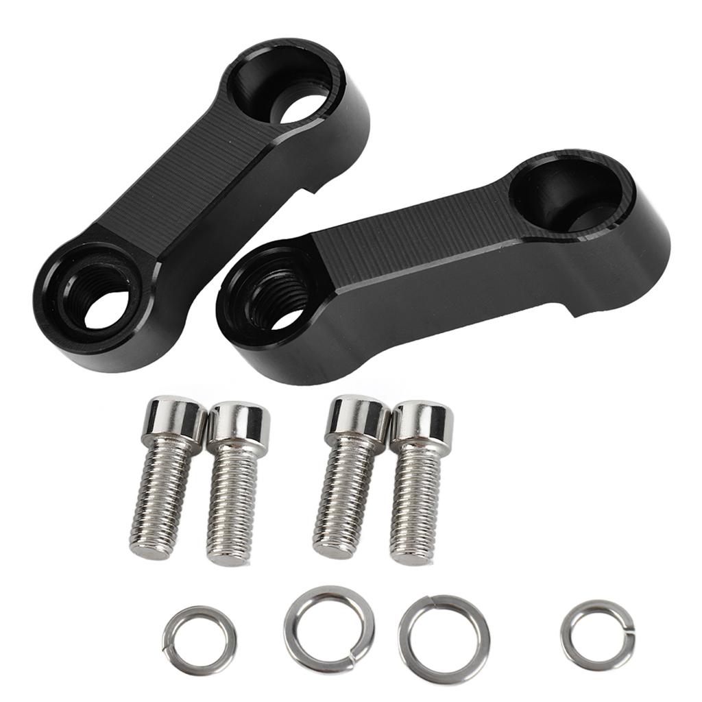 10mm 8mm Motorcycle Rearview Mirror Adapter Kit Riser Mount Extender