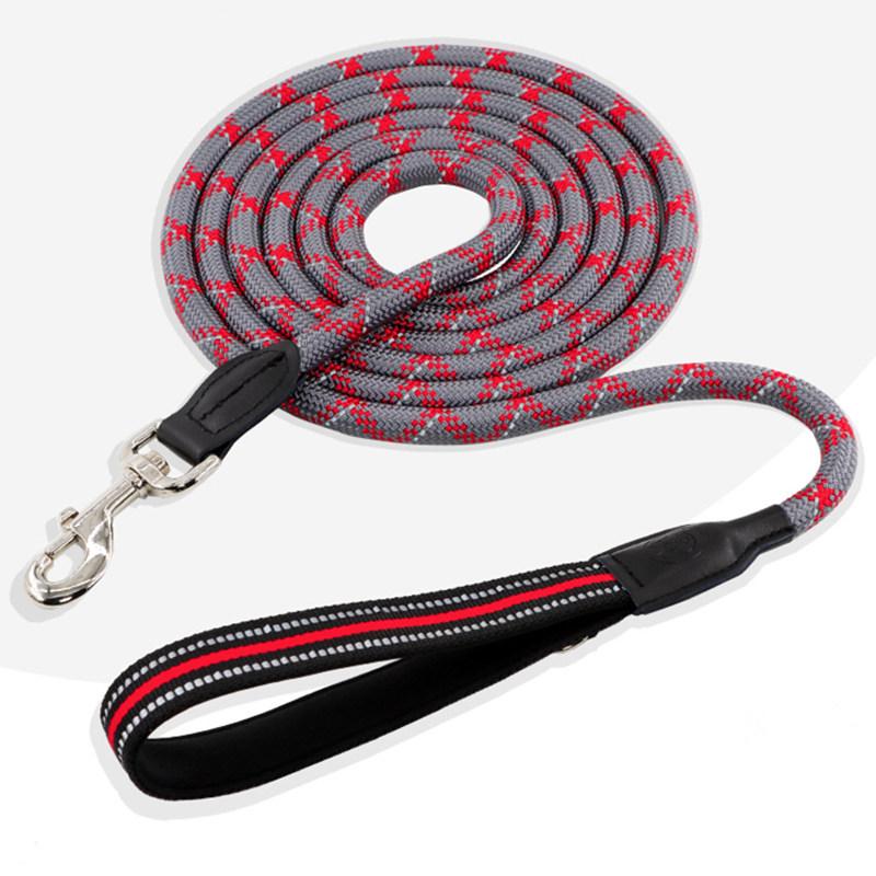 Dog Leash 3m 5m Long Leash for Dog Walking Reflective Dogs Leashes Nylon Large Dogs Rope Running Jogging Soft Handle Pet Chain