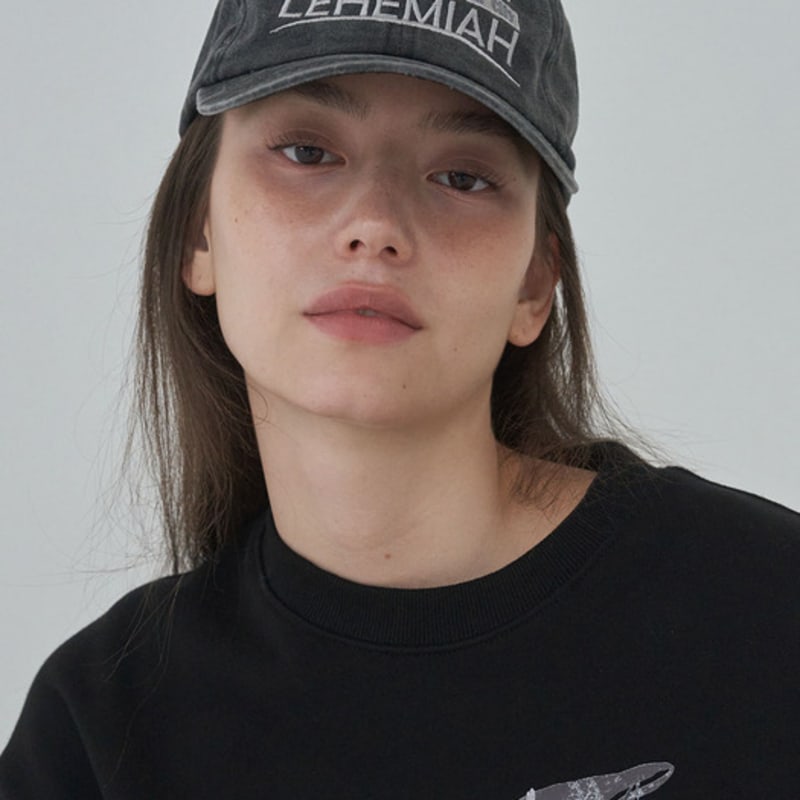 LEHEMIAH Vintage Lettering Cap [Grey]