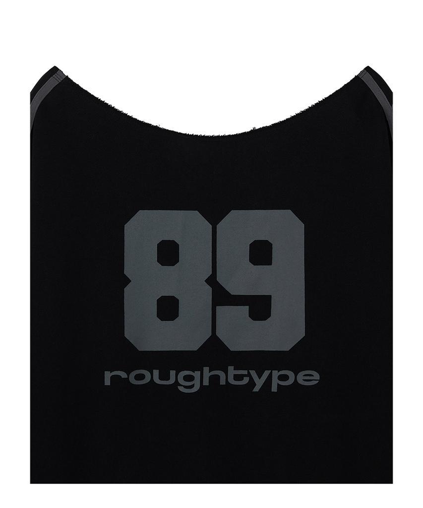 ROUGHTYPE Trackline Off-Shoulder Sweatshirt - Black