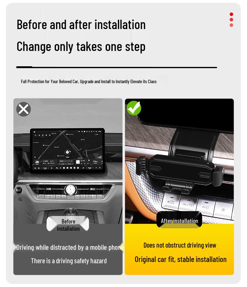 Tank 500 hi4z/hi4t Air Vent Phone Mount Clip for Interior Modification