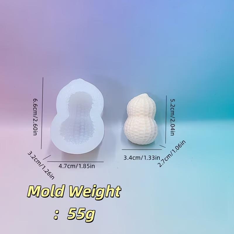 

1pcs Peanuts Candle Mold,Suitable for Fun Projects,Aroma Candle Shaping Mold,Plaster Epoxy Resin Art Mold, Drip Resin Craft Mold