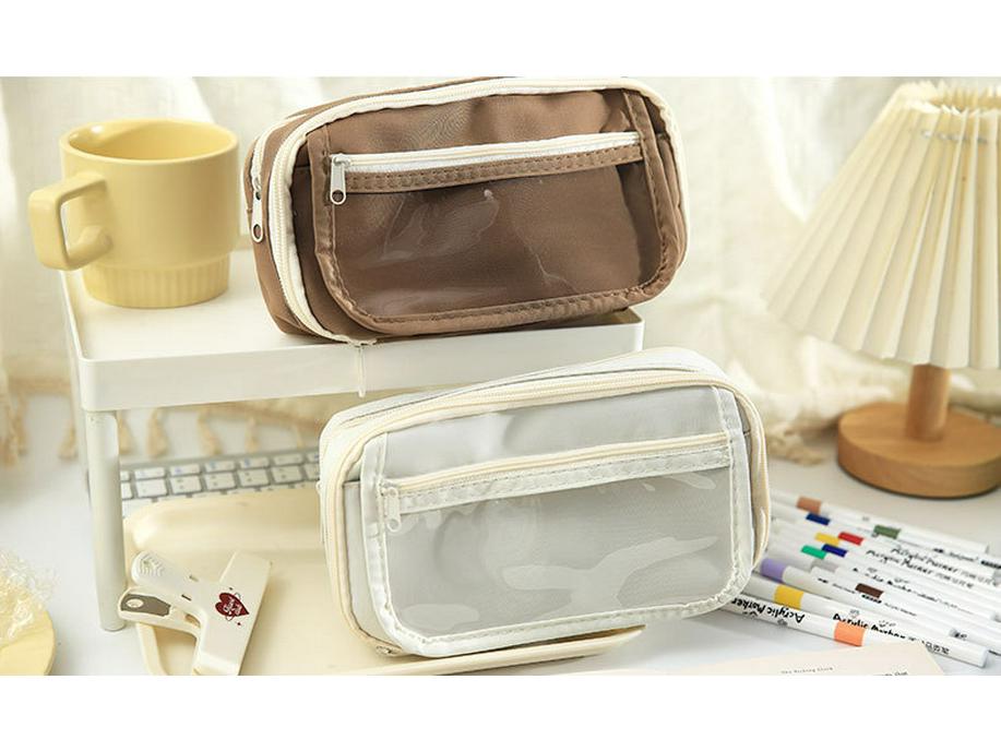 Student's Ins-Style Large Capacity Nine-Layer Pencil Case, Perfect for School Season