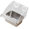 Large Capacity Bird Feeders Hygienic Bird Feeding Bowl Bird Feeders Water Drinker for Budgies and Small Birds X3UC