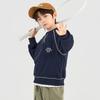 Duoduo Home Boys' Casual Color Block Crew Neck Sweatshirt