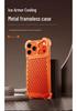iPhone 17 Pro Max Aluminum Alloy Heat Dissipation Case with Metal Frame (Apple 16 Protection)