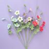 Cute Oxalis Crochet Bouquet Lovely Knitted Flowers Creative Fake Flower with Bud Home Decor Gift