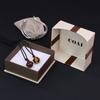 [COAI] 16mm Tiger Eye Red Tiger Eye Good Fortune Pair Necklace