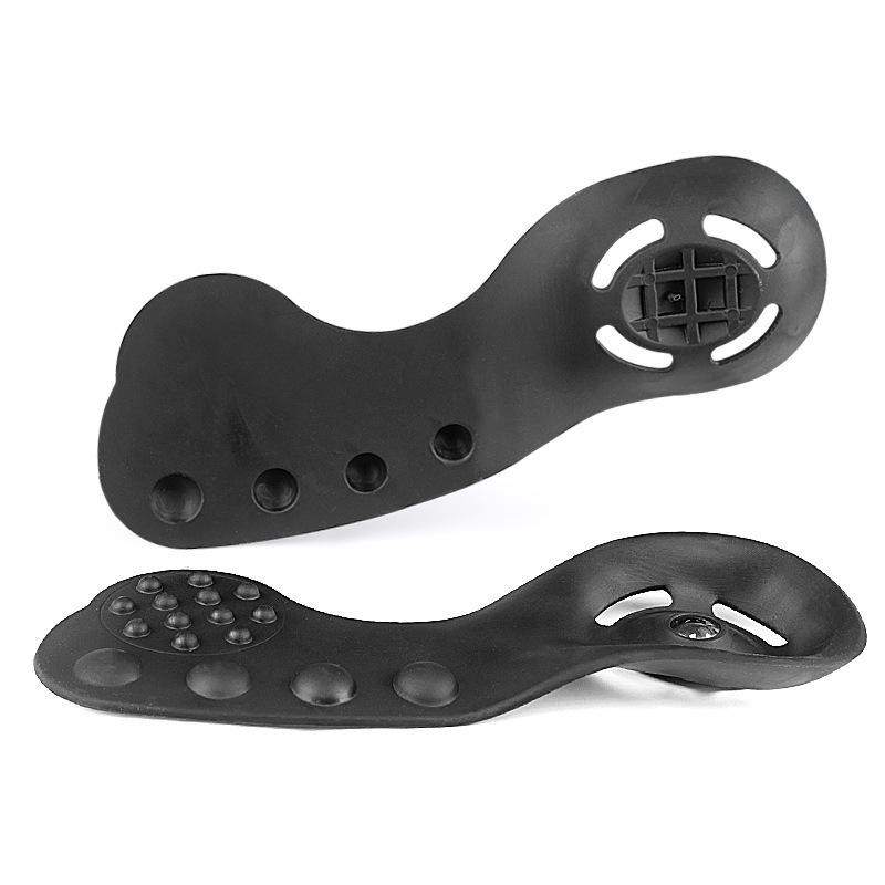 Стелька-супинатор для плоскостопия с магнитной массажной функцией и амортизацией чёрный