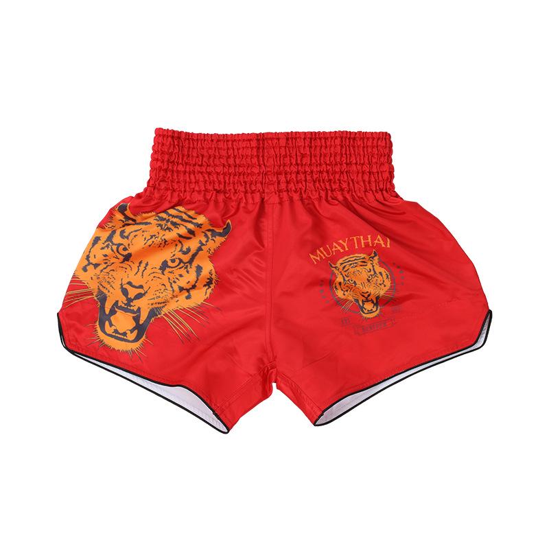 

Бойцовские шорты в стиле головы тигра ММА - Муай-тай, Ушу, Саньда, Бокс - Легкие и дышащие, Настраиваемые с логотипом Extra Small красный
