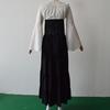 Women   Gothic Floor Length Cosplay Retro Long Gown Dress