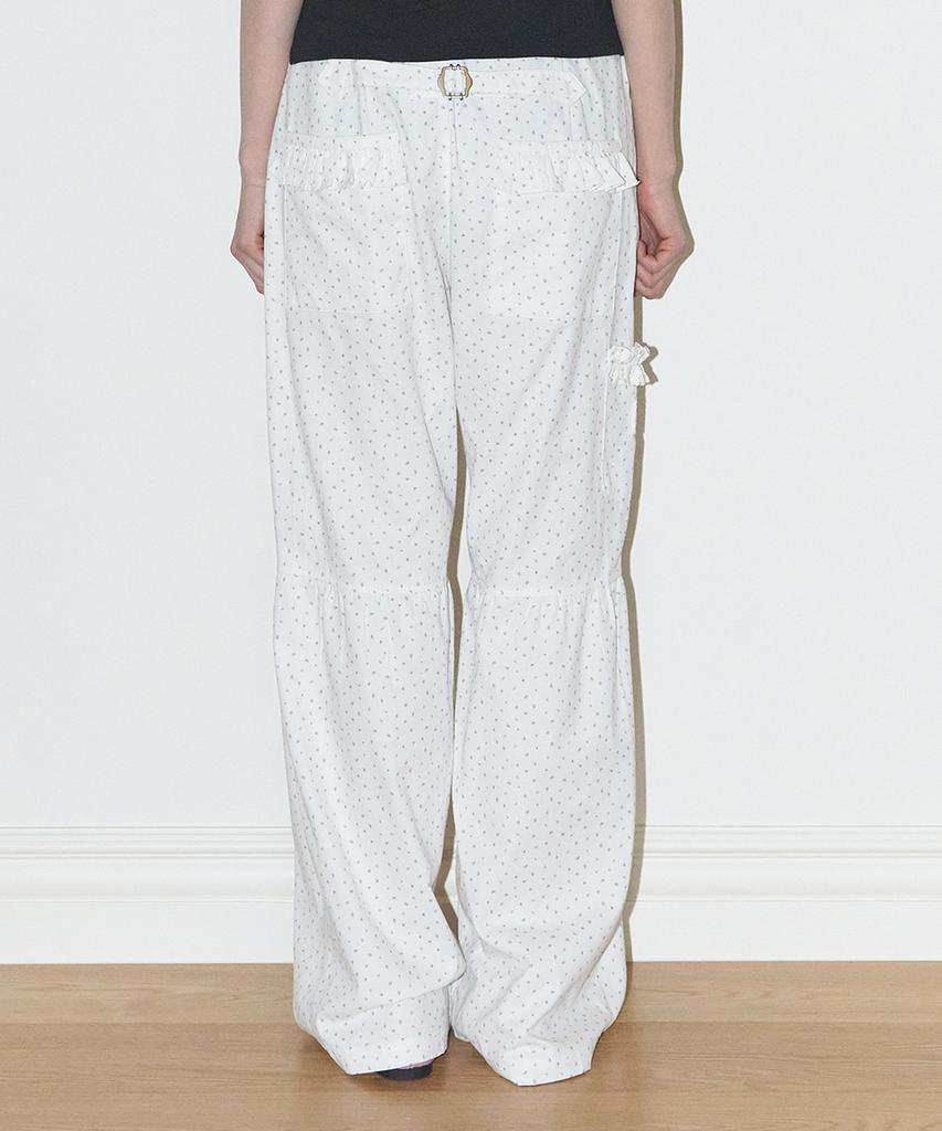 ILLIGO Shirred Bootcut Pants Flower