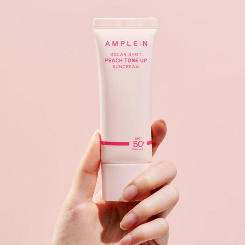 [1+1] Ampoule & Solar Shot Peach Tone-Up Sunscreen