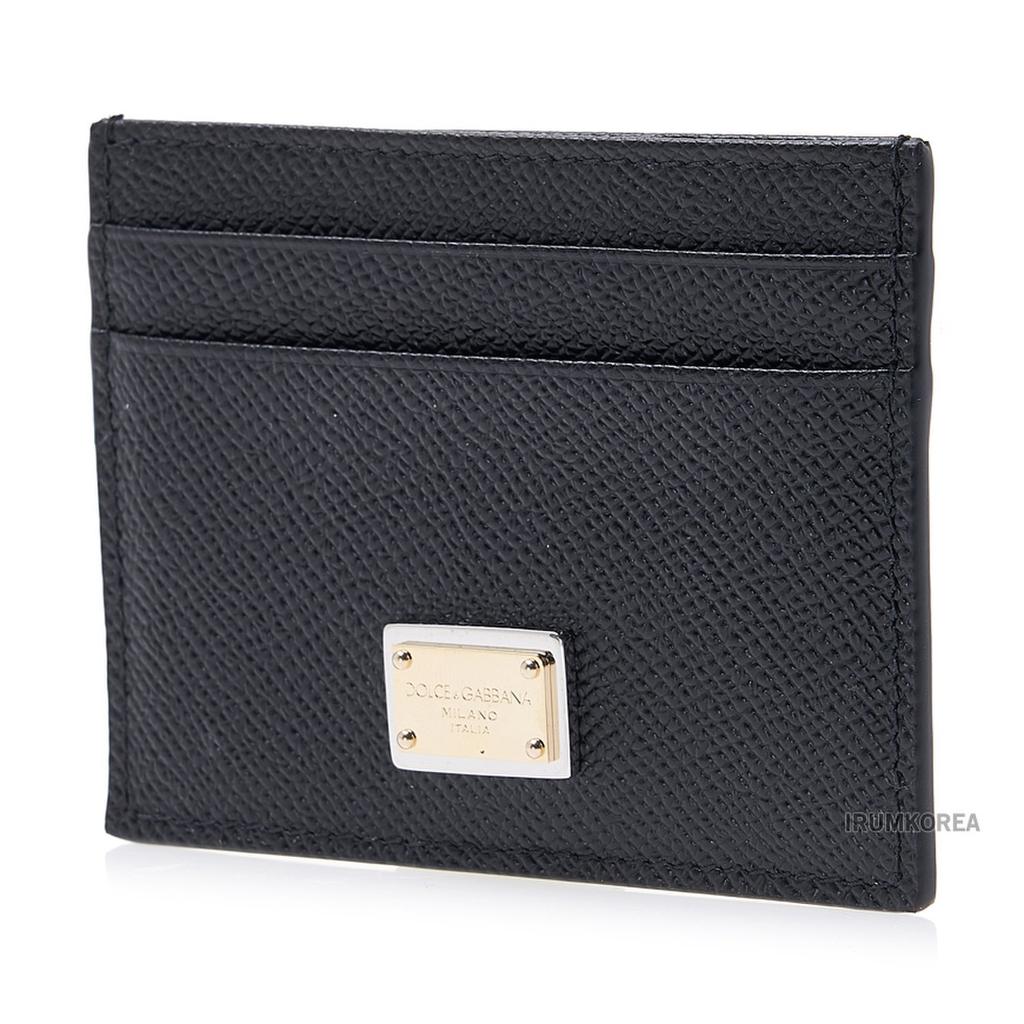 [Dolce & Gabbana] SS25 Unisex Logo Embellished Card Holder BI0330 A1001 80999