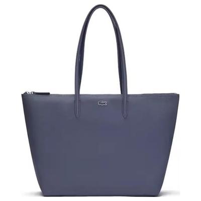 PVC Tote Bag, Shopping Bag, Shoulder Bag, Handbag Large Women's Blue NF1888PO-N77