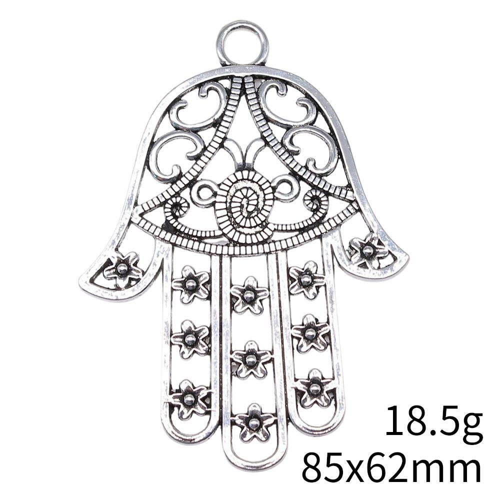 NewArrivals Charms For Necklace Hamsa Hand Talisman Amulet Charms Pendant Biz Phone Pendant