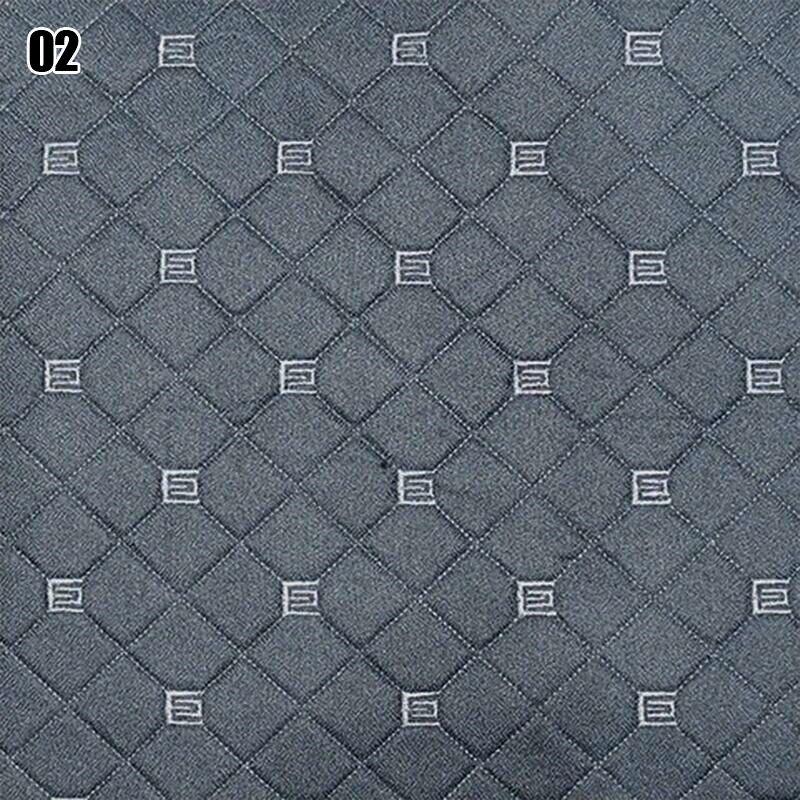 Thick Quilted Cotton Linen Fabric Sponge Embroidery Fabric For Car Roof Sofa Cushion Cover Bedside Soft Bag Upholstery Decor