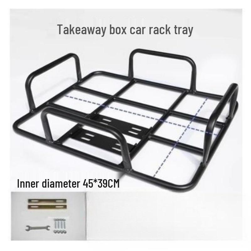 Electric Motorcycle Rear Rack for Food Delivery - Insulated Box Bracket