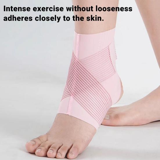 Ankle Support Brace Men Women Ankle Compression Sleeve Foot Brace with Adjustable Wrap for Sprained Achilles Tendonitis Plantar Fasciitis