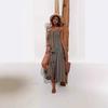 Europe, America, the new Bohemian suspender split women's dress