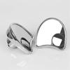 Chrome Batwing Inner Fairing Mount Side Mirrors with Blind Spot for Harley Touring