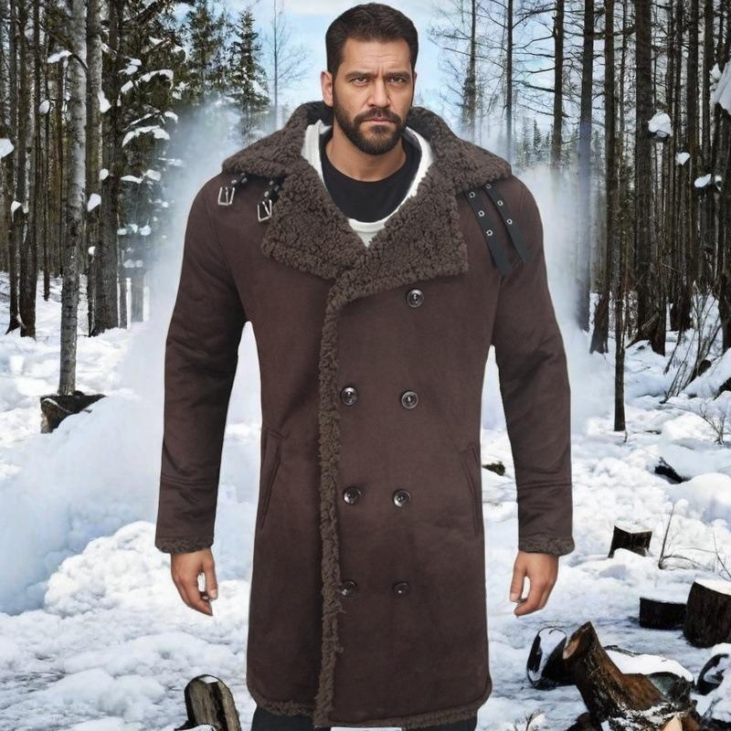 Fur integrated men's jacket thickened fur suede artificial fur jacket cold-proof and antifreeze