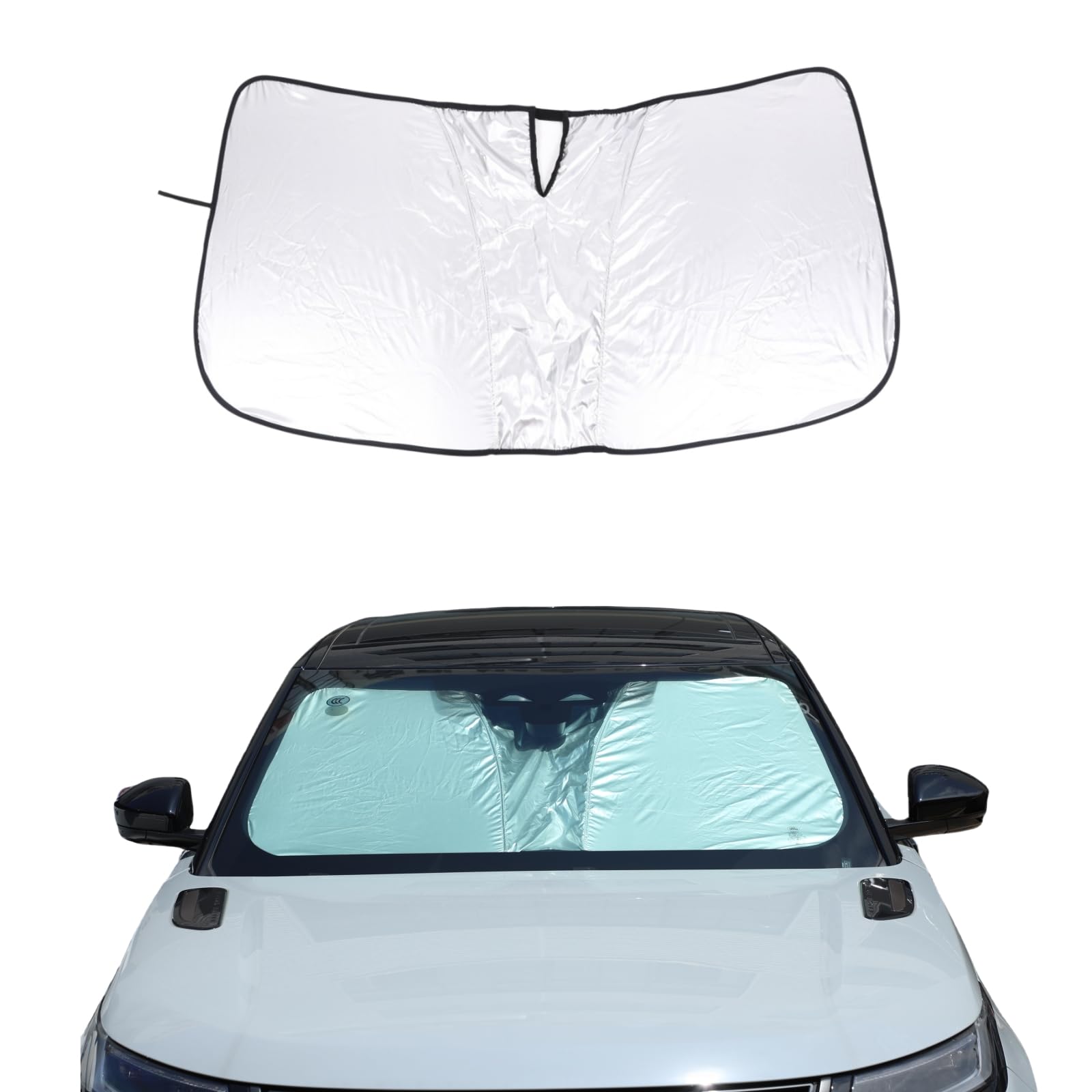 

Sunshade for Land Rover Range Rover Velar Car Windshield Front Front Car Light Heat UV Compact Interior Car Design (2017-2024), Sunshade, Sunshade,