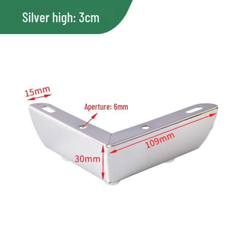 Nordic L-Shaped Metal Furniture Legs for Sofas, Tables, and Cabinets