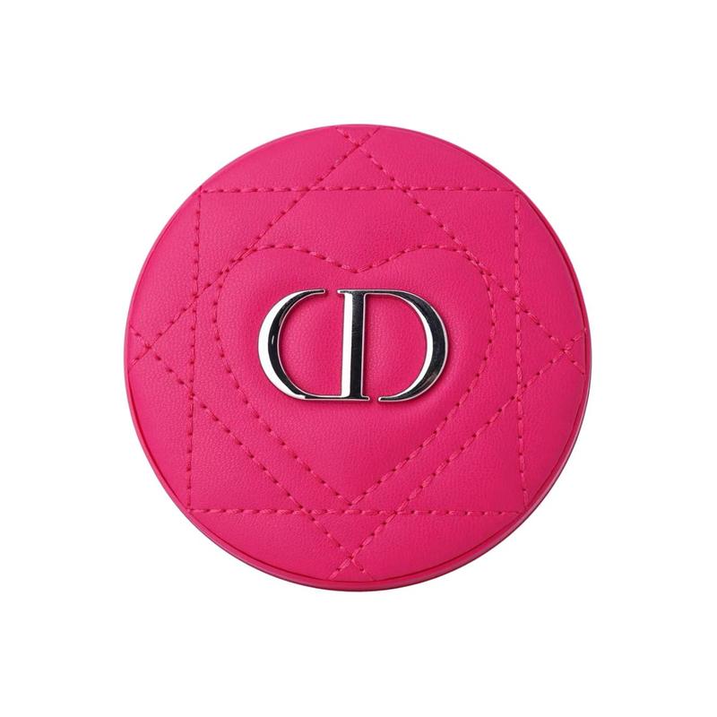 DIOR rose red double-sided cosmetic mirror folding mirror portable Rose red double-sided mirror set