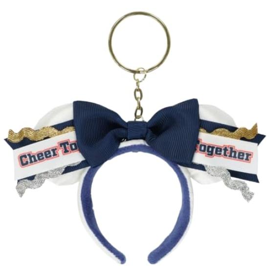 

Cheer Together Minnie Mouse Headband Tokyo Disney Resort Souvenir Gift Keychain, Exclusive, синий