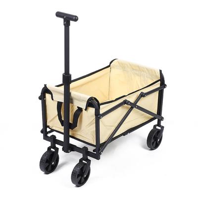 7-inch Foldable Outdoor Camping Trolley: Portable Camper Picnic Cart