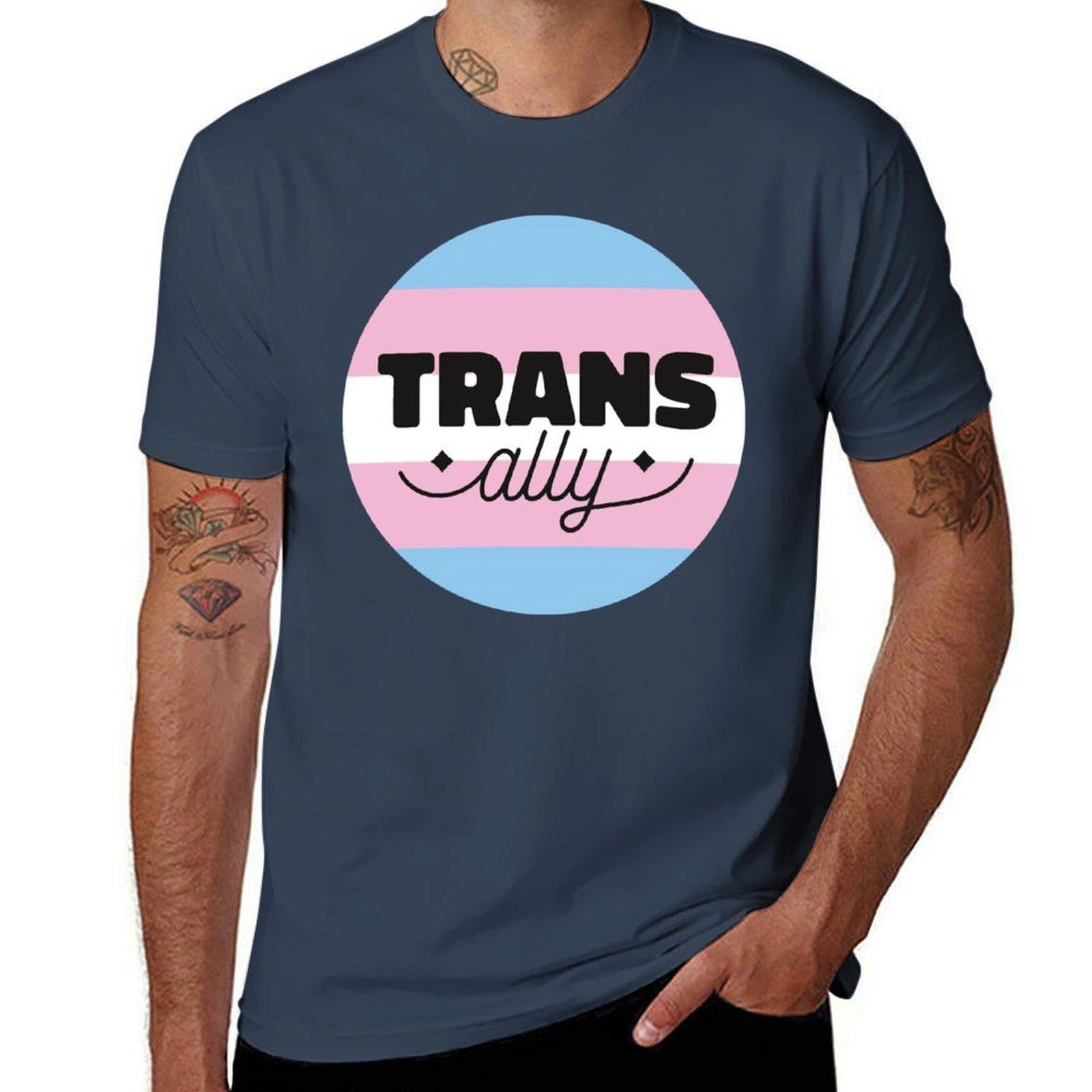 Trans Ally Tshirt Holiday Party Tshirt For Unisex S