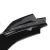 2pcs Anti-scratch Front Bumper Lip Wrap Angle Splitters For 16+ For Honda For Civic Sedan 4Dr