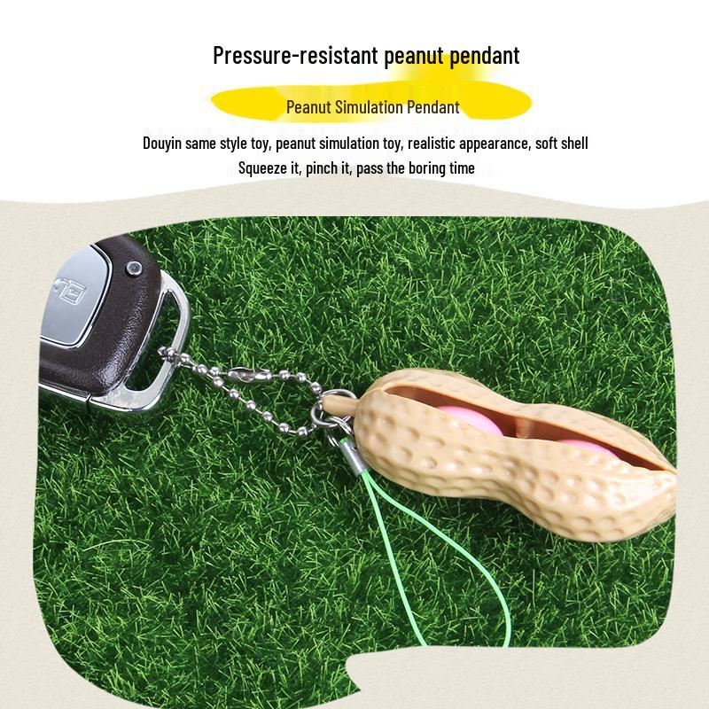 Infinite Squeeze Edamame Peanut Stress Relief Toy - Creative Decompression Pinch Gift