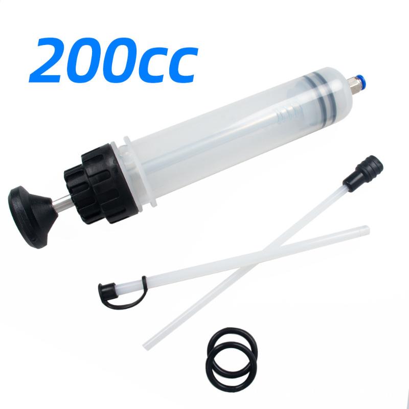 1 Set Auto Oil Change Syringe Car Brake Fluid Extractor With Hose Dual Purpose Oil Change Tool 200/500cc Automotive Supplies