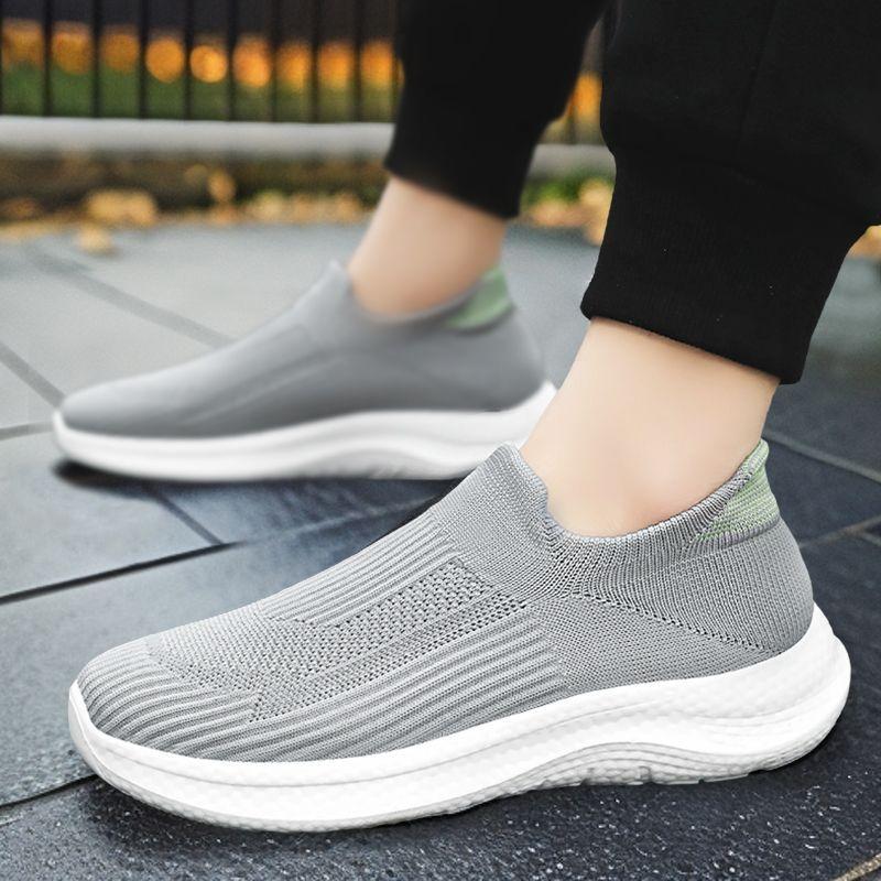 Men's Sneakers New Style Men's Shoes with Soft Sole Shoes Breathable and Non-smelling Feet Trendy and Comfortable Casual Shoes
