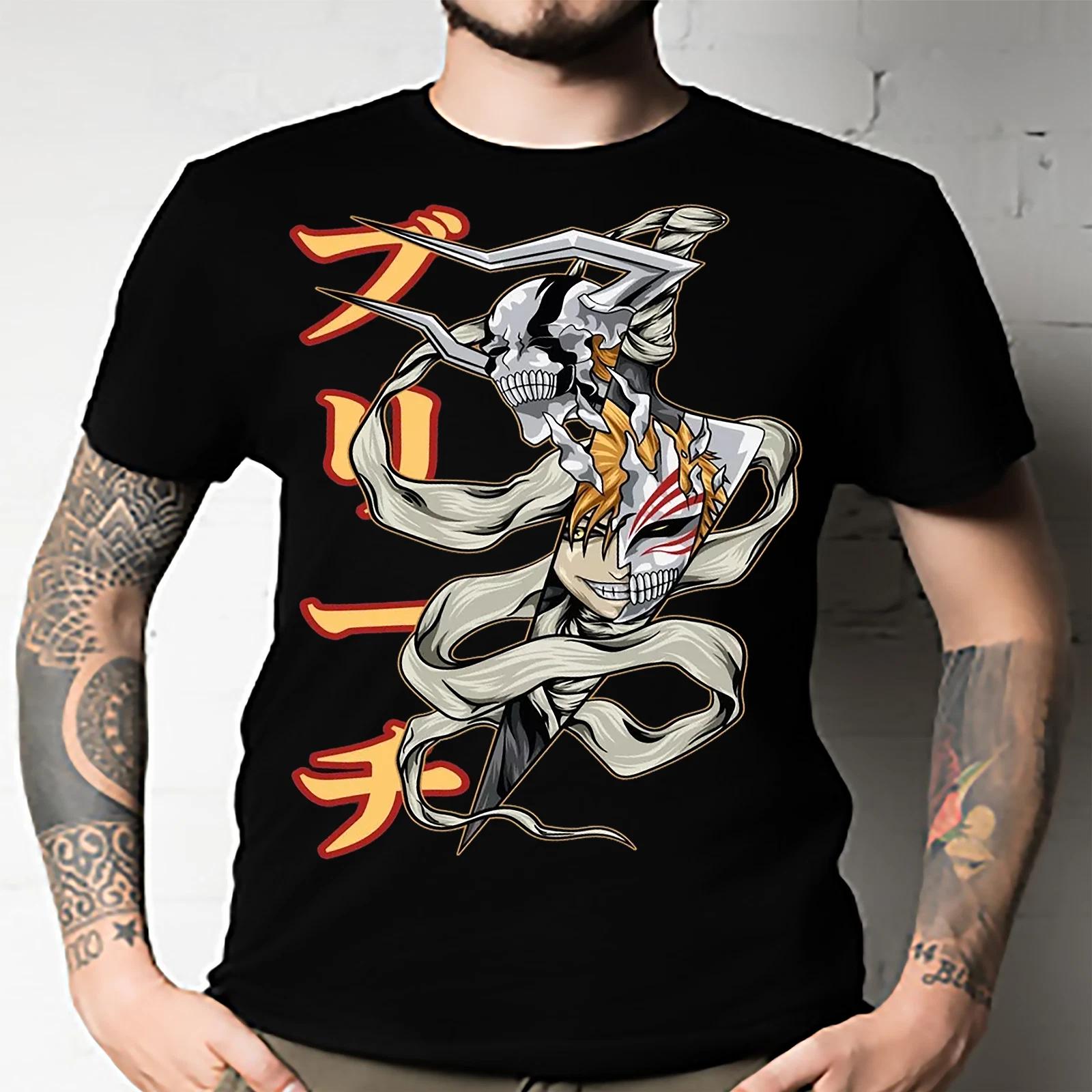 Men s and Women s T-shirts Bleach Ichigo Kurosaki XXXXL