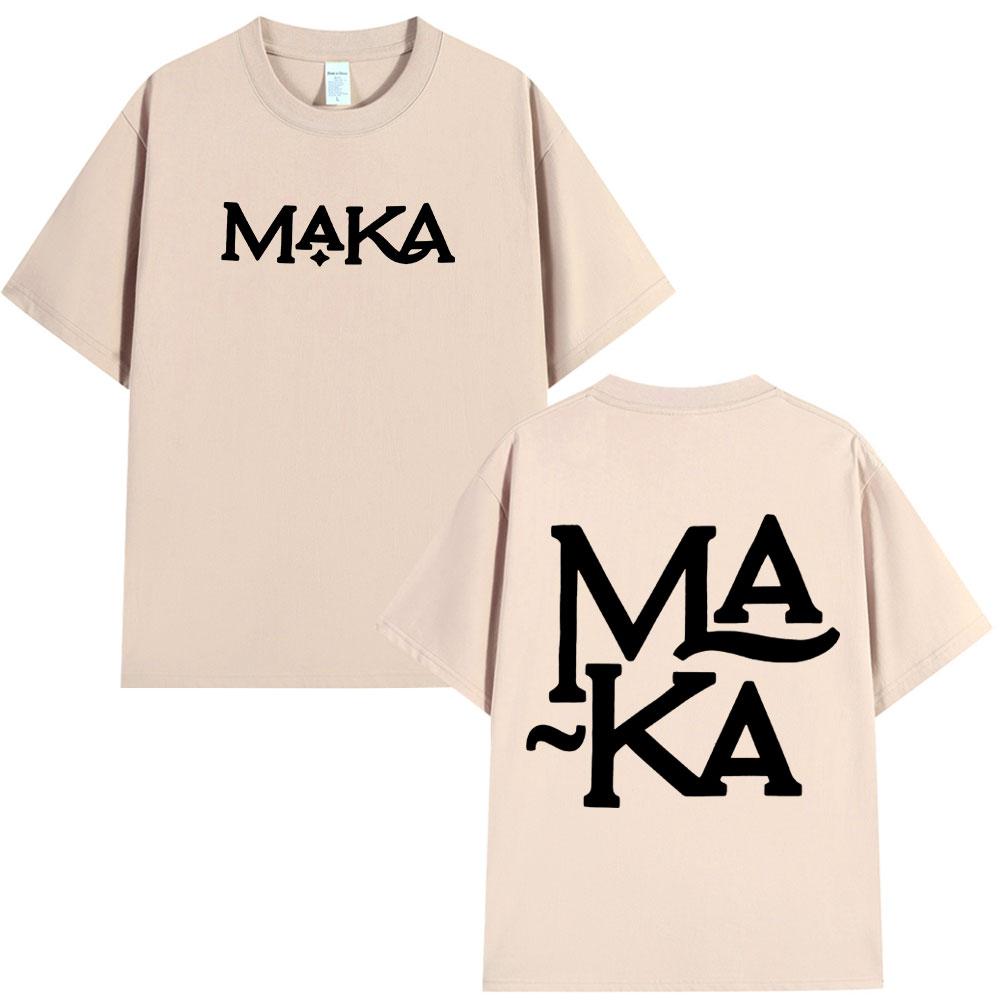 Rapper Maka Logo Merch T-shirts Men Women Clothing Fashion Hip Hop Retro T-shirt Cotton Comfort Short Sleeve T Shirt Streetwear