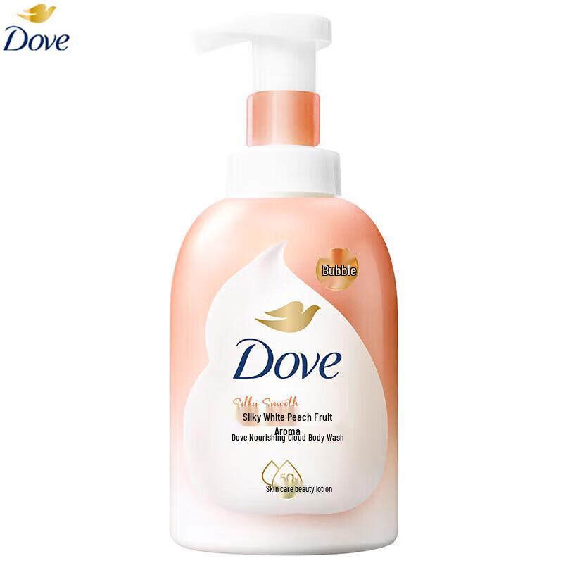

Dove White Peach Scented Foaming Shower Mousse