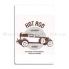 Hot Rod Legendary Garage Hmd Metal Sign Personalized Cinema Customize Vintage Club Tin Sign Poster