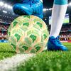 Brasilien Fußball Aufdruck Größe 5 Fußball Ball Verschleißfest Standard Erwachsenen Trainingsfußball Fan Geschenk für Indoor Outdoor Spiel Sport