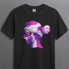 Vaporwave Statue T-Shirt – Abstract Greek Sculpture, Neon Cyberpunk Streetwear