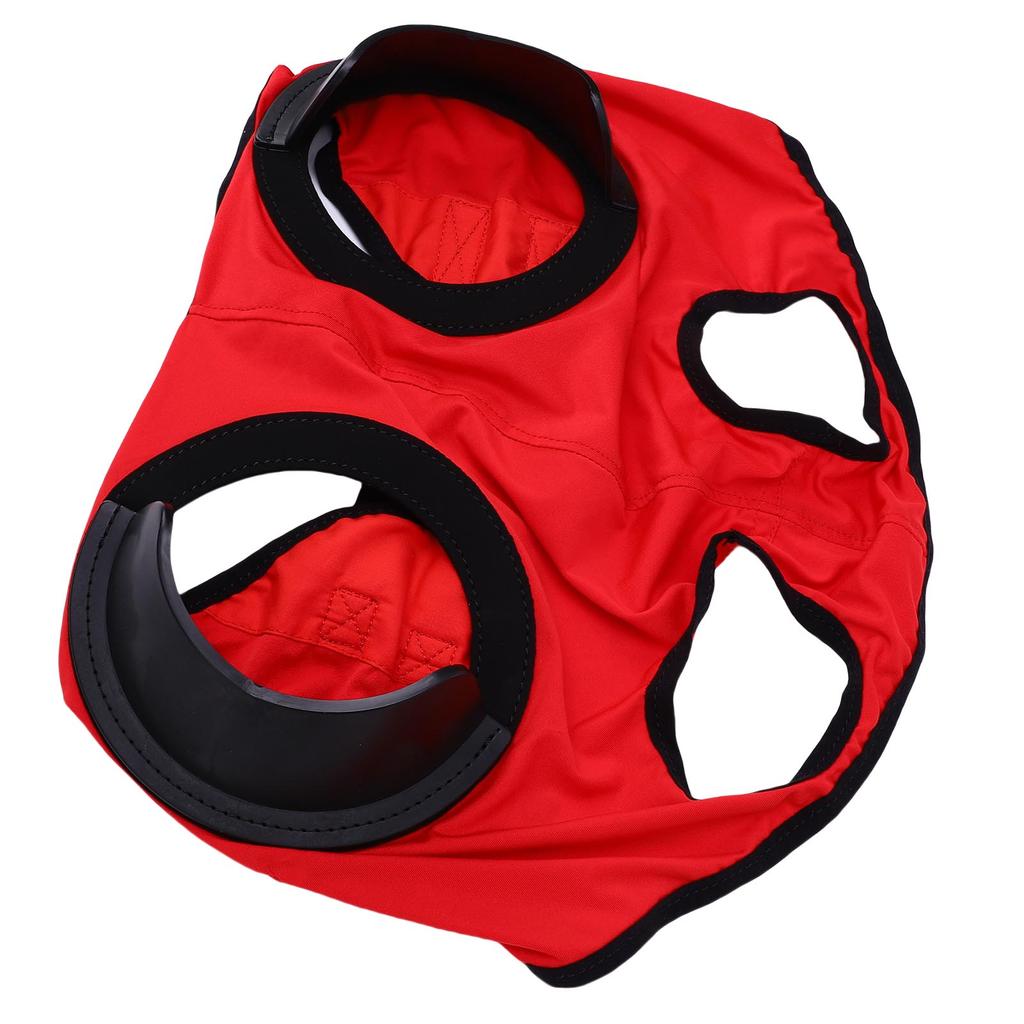 Pferde-Augenabdeckung Hohe Elastizität Atmungsaktiv Anti-Sand Pferdereiten Blinker Augenschleier für Wettbewerb