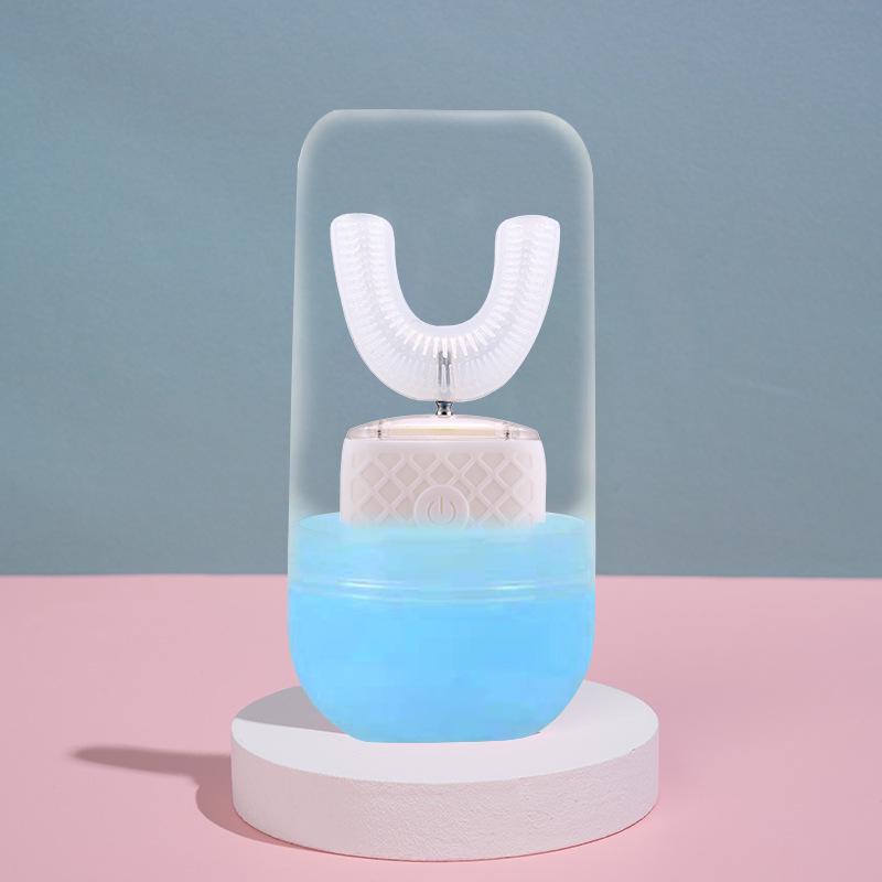 Children's & Adult Smart U-Shaped Electric Toothbrush with Soft Bristles & Magnetic Levitation Motor