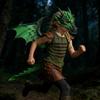 Drachenkostüm für Kinder Jungen Mädchen, Drachenflügel Schwanz Masken-Set, Halloween Dinosaurier Cosplay Kostüm Zubehör