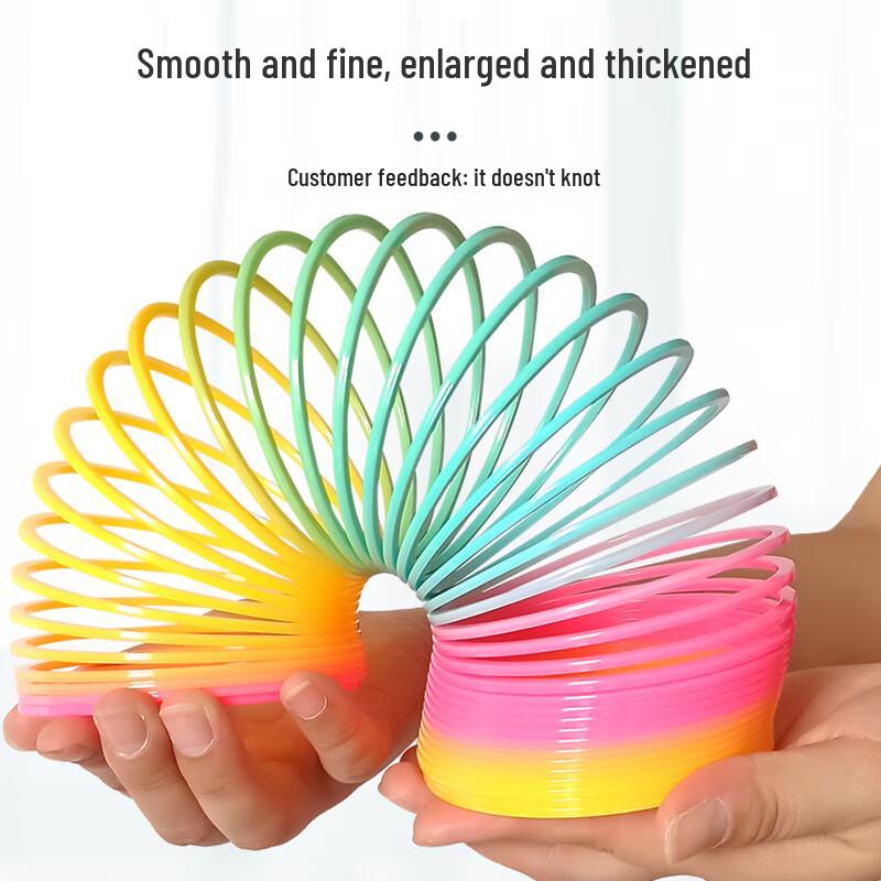 COODORA Rainbow Slinky Spring Toy