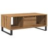 VidaXL Table basse chêne artisanal 90x50x36,5 cm bois d'ingénierie, table d'appoint, table de salon, table latérale, bout de 857341
