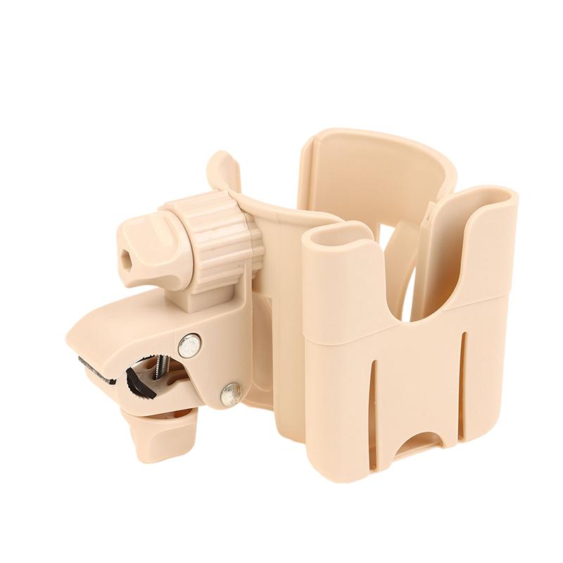 1 Piece Universal Bottle Holder 2-In-1 Stroller Water Cup Holder With Phone Holder For Wheelchair Toddler Diy Accessories