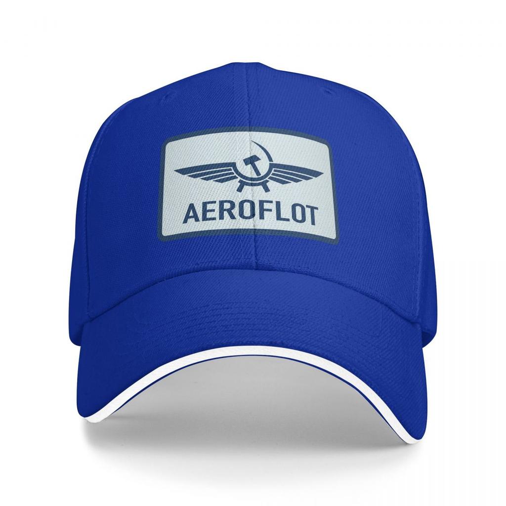 Unisex Baseball Hats Aeroflot Aviation Russe Pilote Aerospace Aviateur Outdoor Streetwear Sports Baseball Caps Cap Casquette Hat