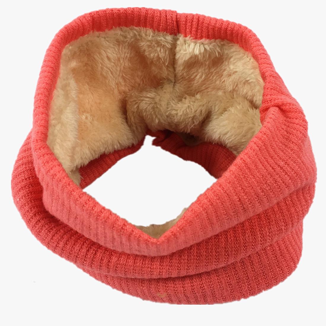 Стильный двуслойный снуд-шаль из тонкой пряжи - Однотонный, Защита от солнца Fine Yarn Snood